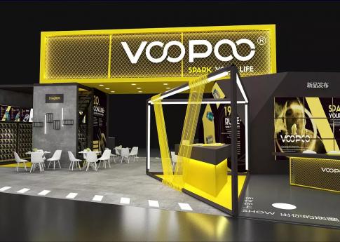 Voopoo科技型展臺設計搭建案例分析及展覽搭建商